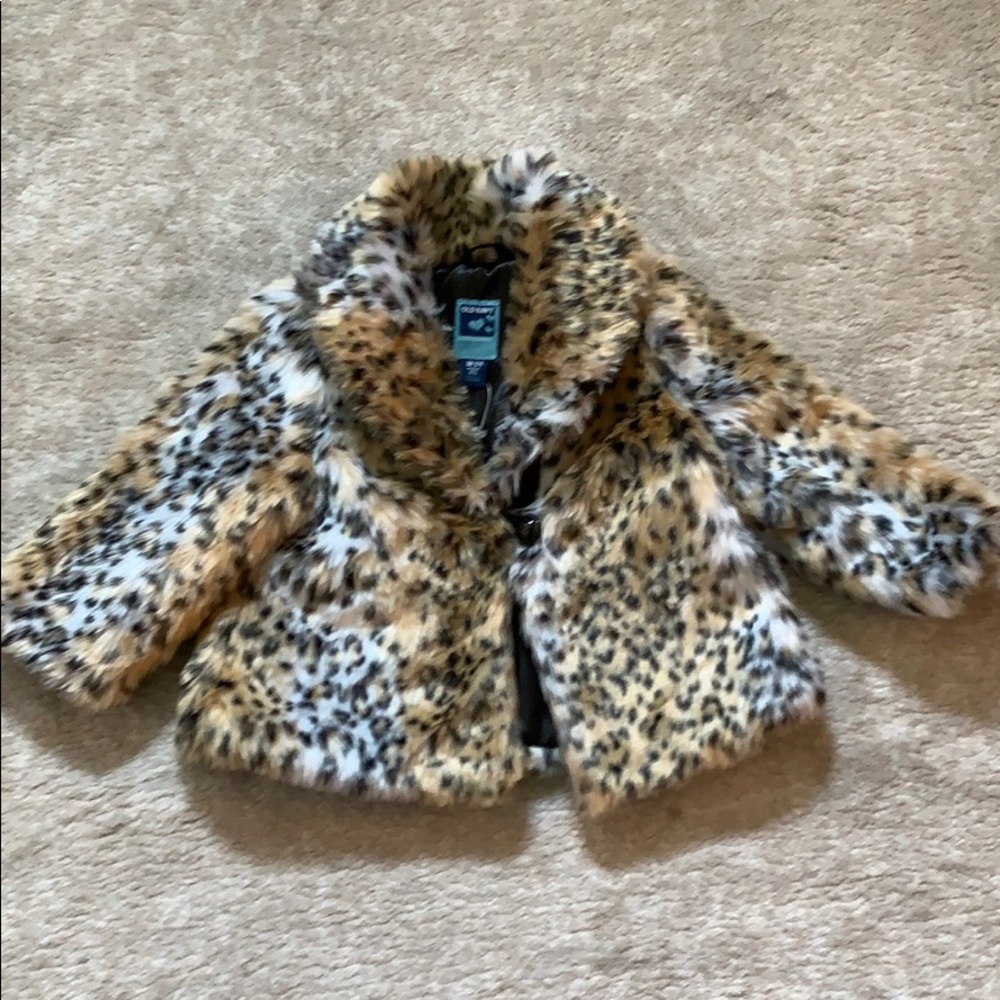 Old Navy leopard coat